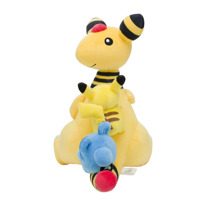 Pokemon Center Tokyo Bay Ampharos & Pikachu & Marill Plush