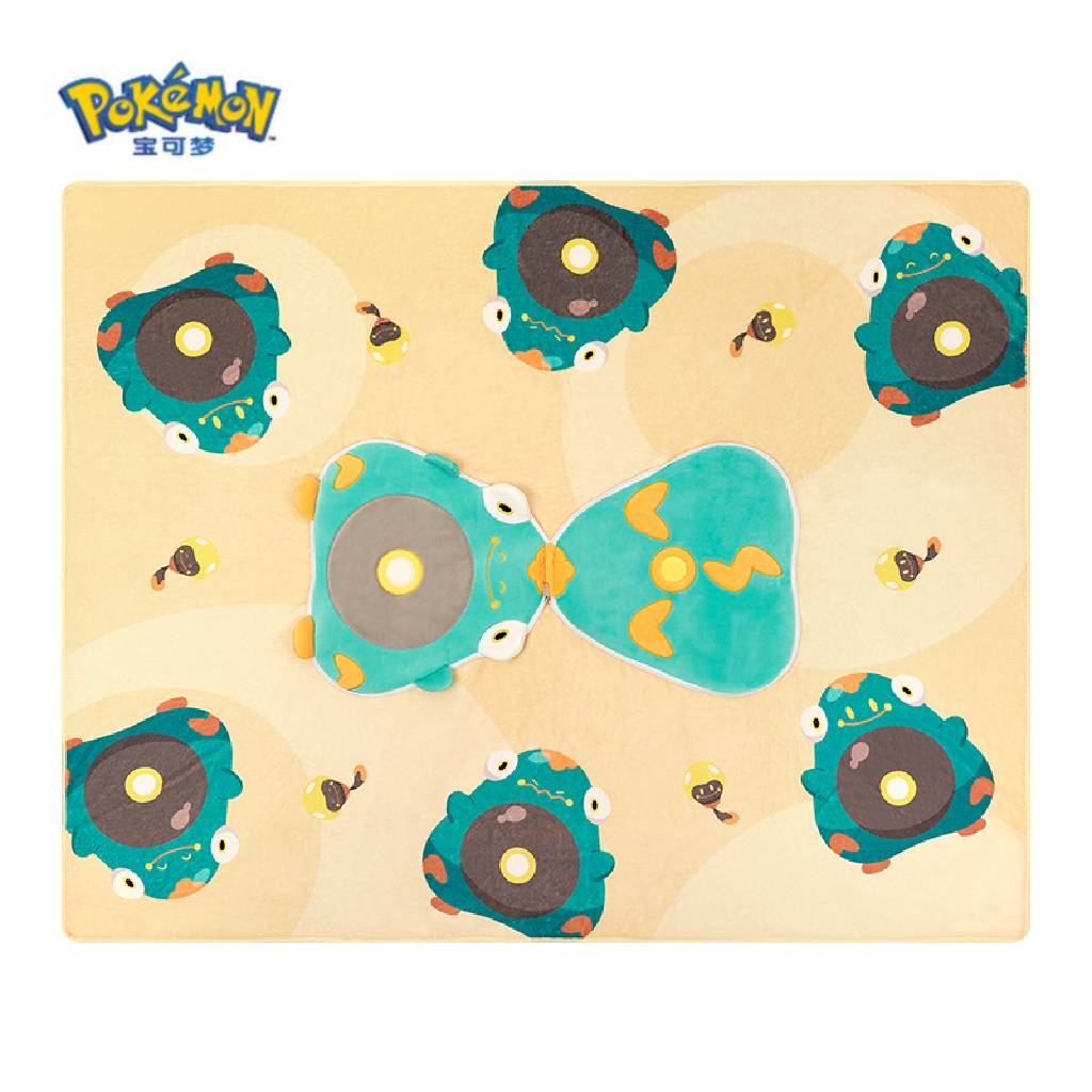Pokemon China Bellibolt Paldea's Nap Time 2-in-1 Blanket Pillow
