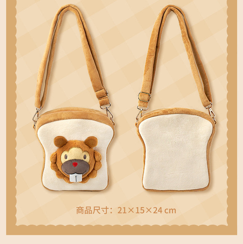 Bidoof Bread Plush Shoulder Bag