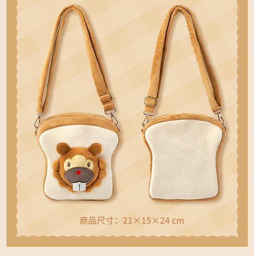 Bidoof Bread Plush Shoulder Bag