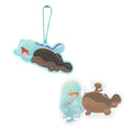 Clodsire & Quagsire Acrylic Keychain Pokemon Japan