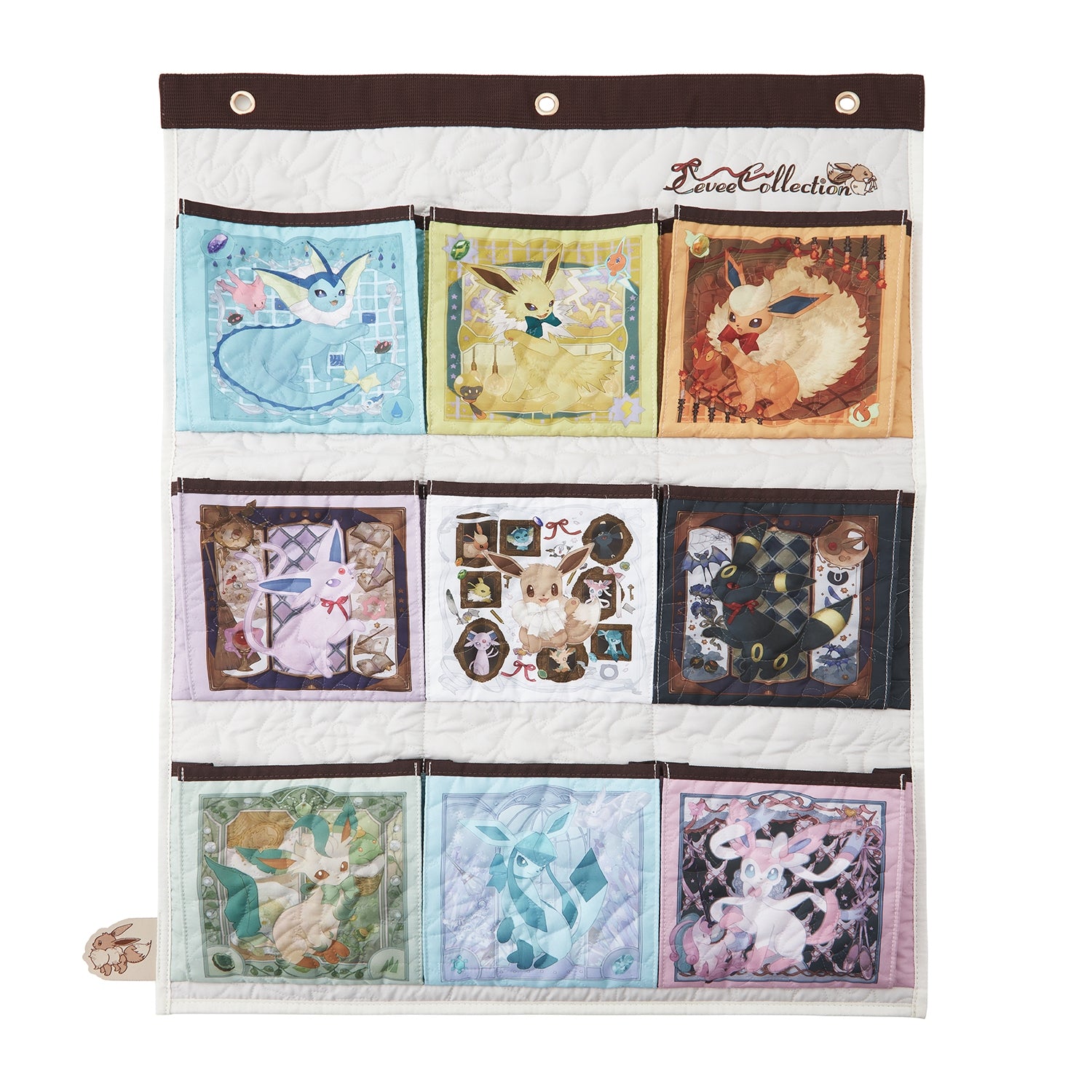 Pokemon Eevee Collection Hanging Wall Organizer