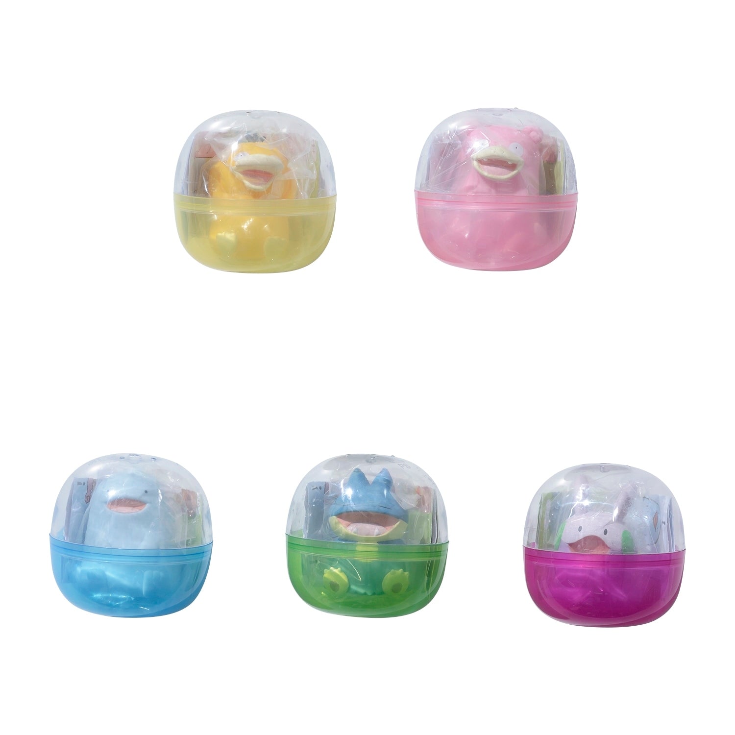 Pokemon 1, 2...! Soft Vinyl Mascot Capsule Figures