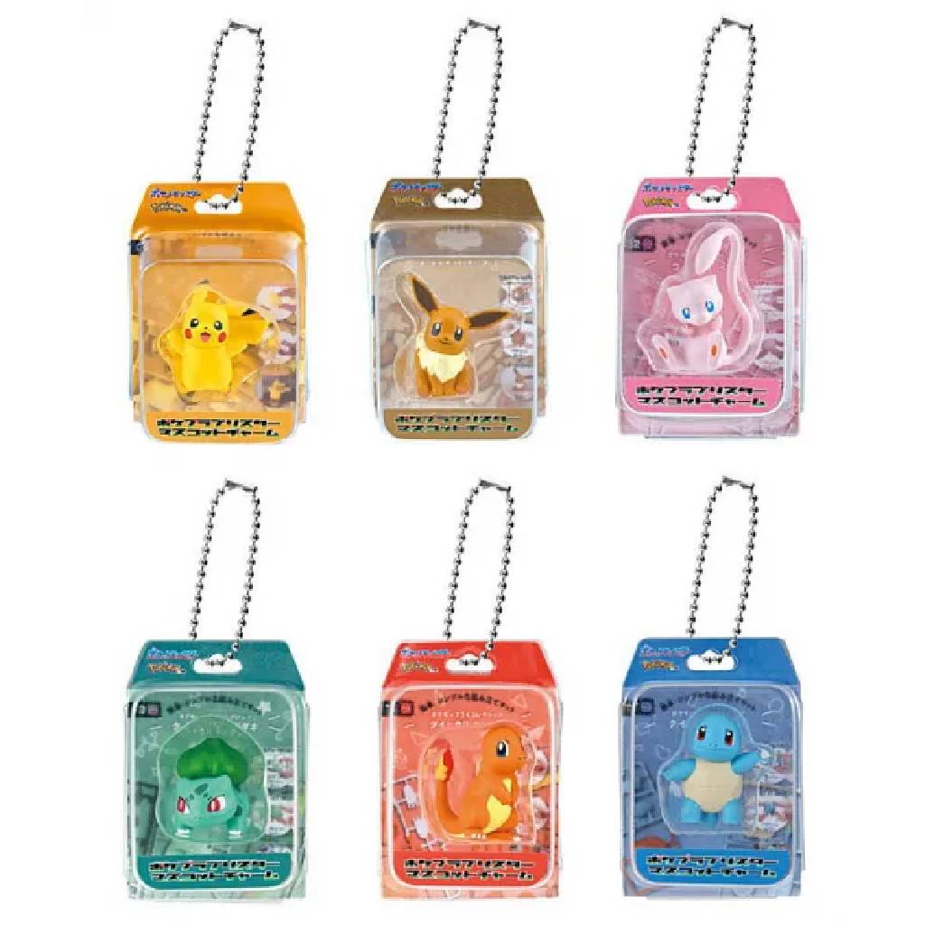 Pokemon Pokepla Blister Box Mascot Charm Capsule Toys