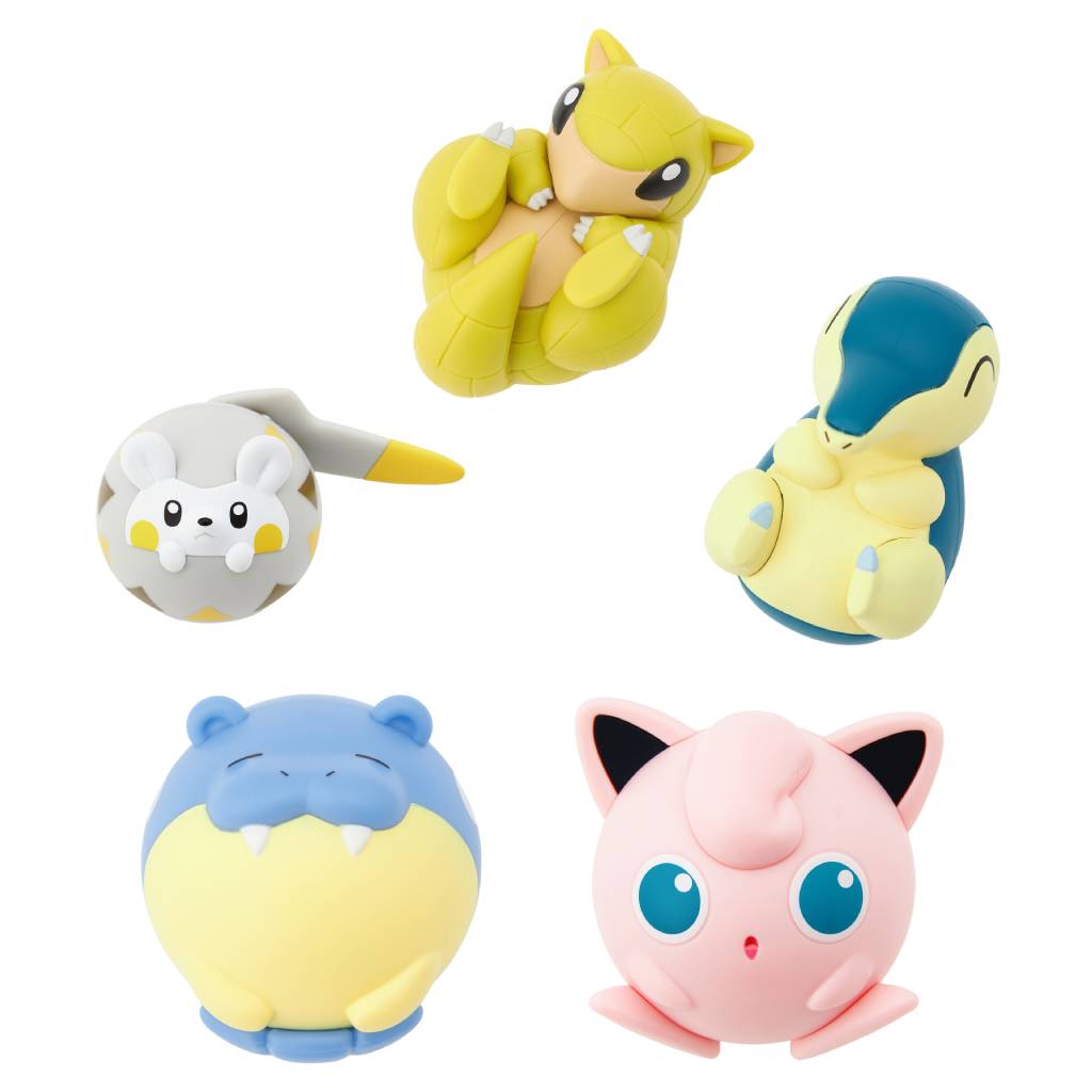 Pokemon Defense Curl Capsule Toy Figures
