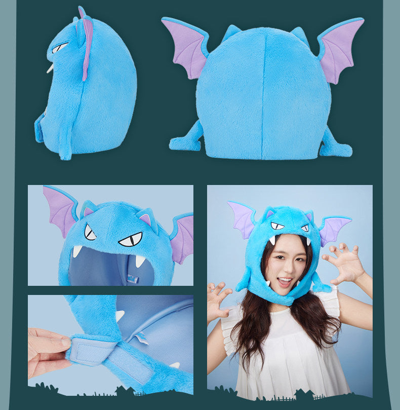 Pokemon China Golbat Bat In My Home Plush Hat