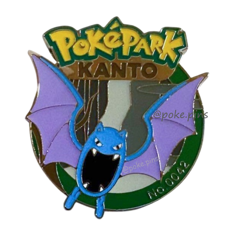 Pokemon Golbat 151 Blind Box Pokeball Pin Badge Pokepark Kanto