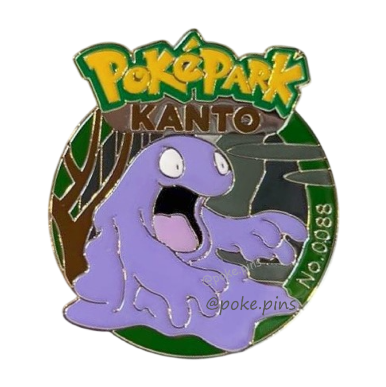 Pokemon Grimer 151 Blind Box Pokeball Pin Badge Pokepark Kanto