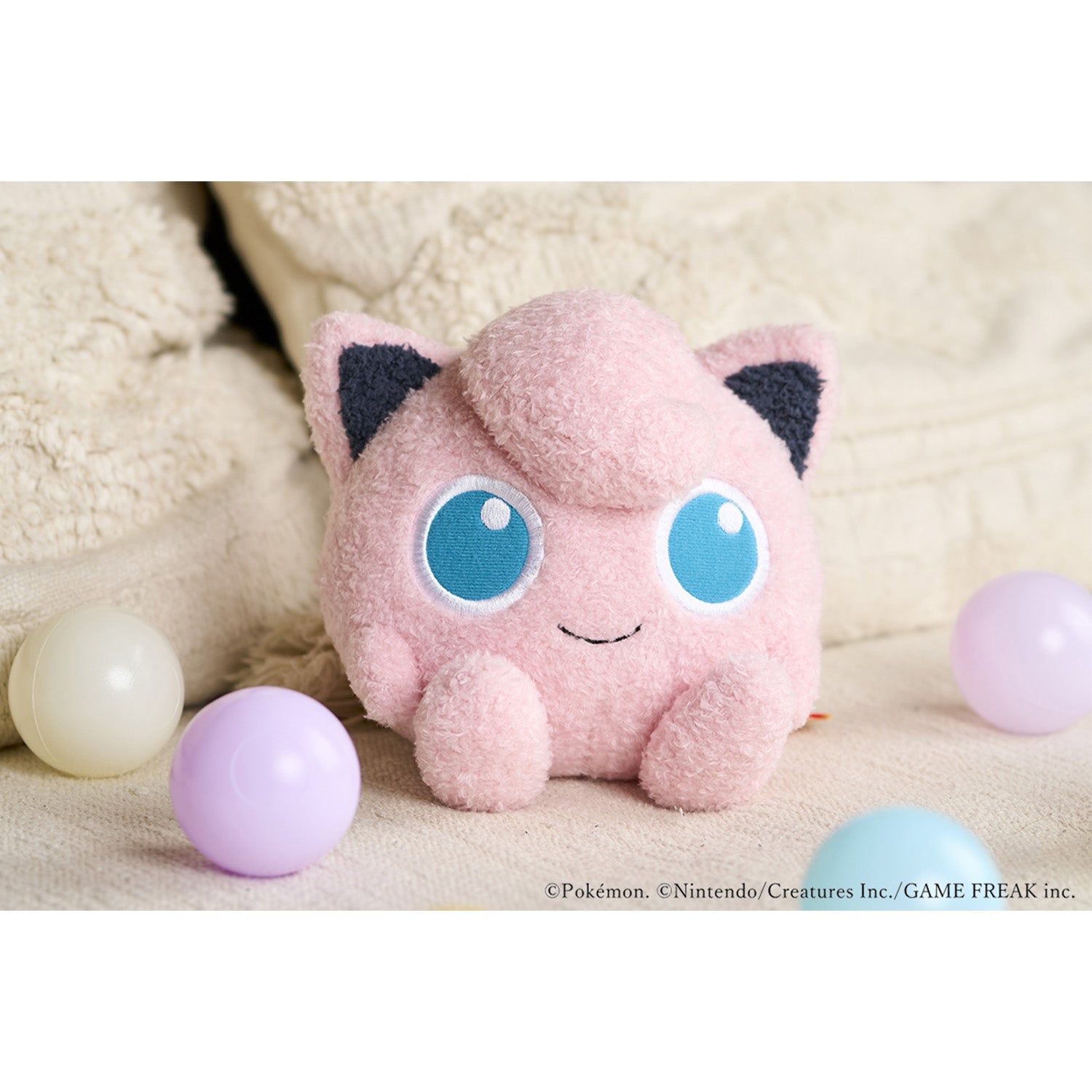 Pokemon Sekiguchi Jigglypuff Mokomoko Puchi Plush