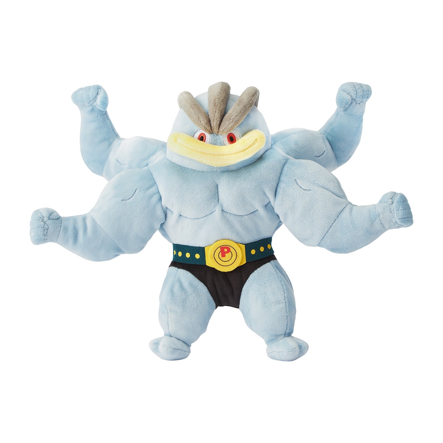 Pokemon Machamp Practice Makes Perfect Flexing Plush