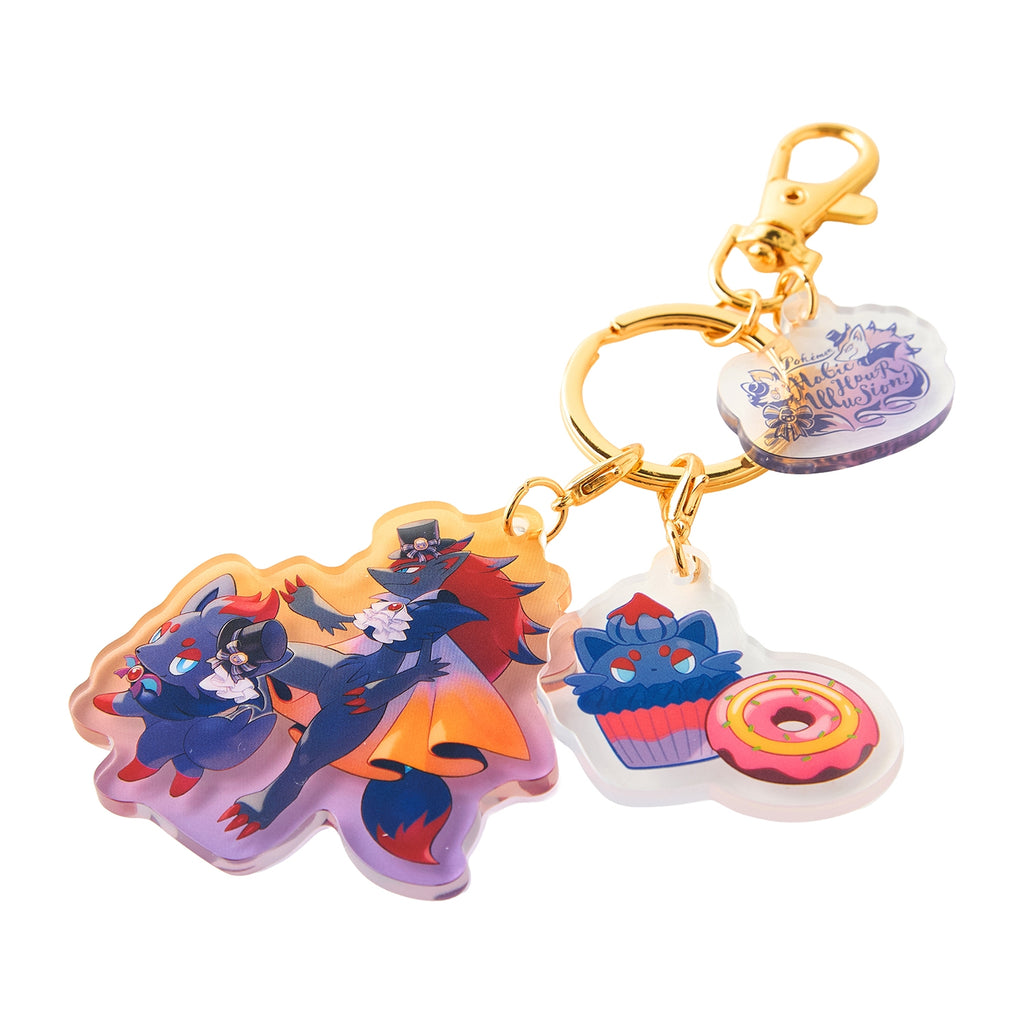 Pokemon Magic Hour Illusion Halloween Acrylic Keychain
