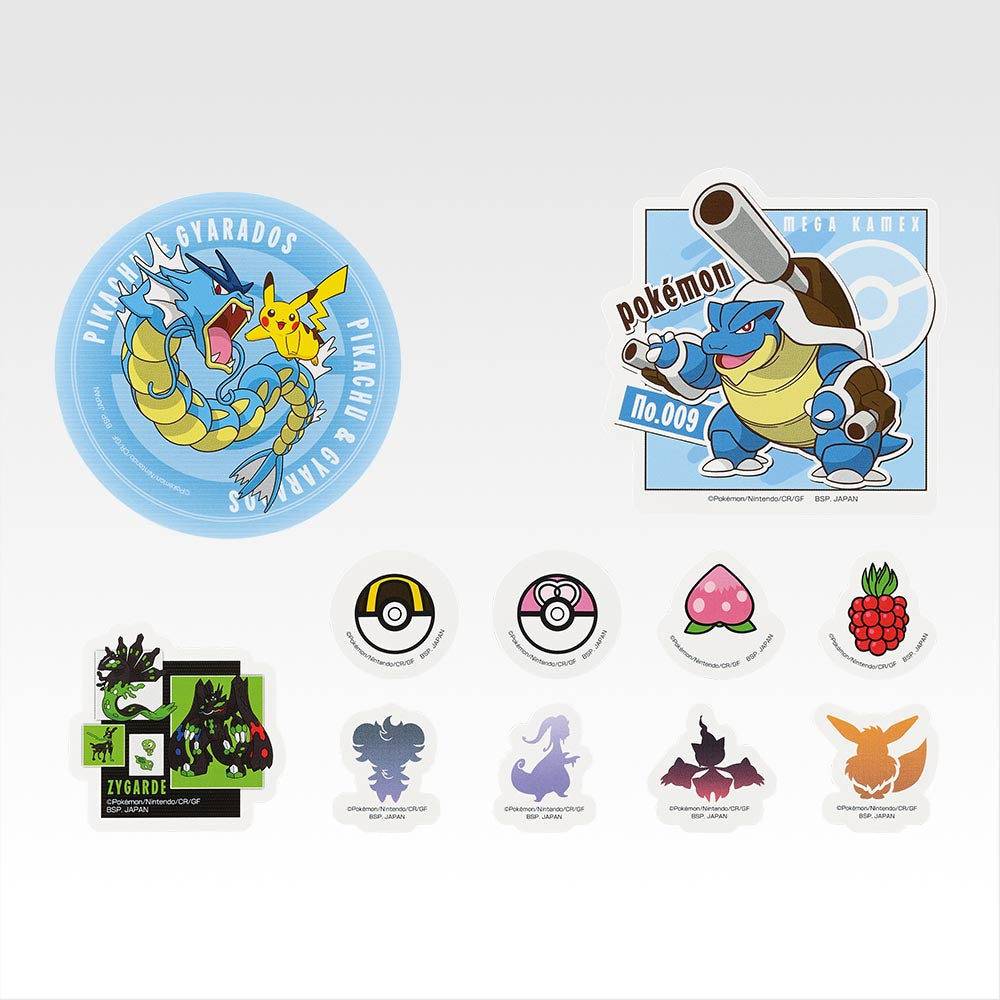 Pokemon Mega Evolution Stationary & Sticker Set Ichiban Kuji H Prize Let's Go For A Walk