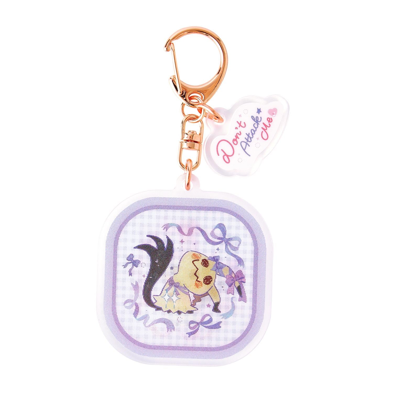 Mimikyu "Don't Attack Me" Changing Acrylic Keychain