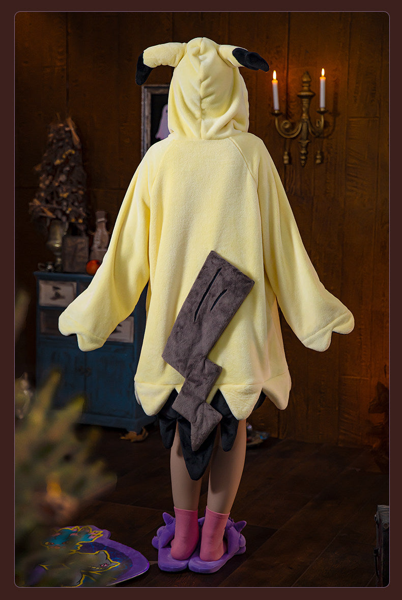 Pokemon China Mimikyu Ghost Home Alone Plush Poncho
