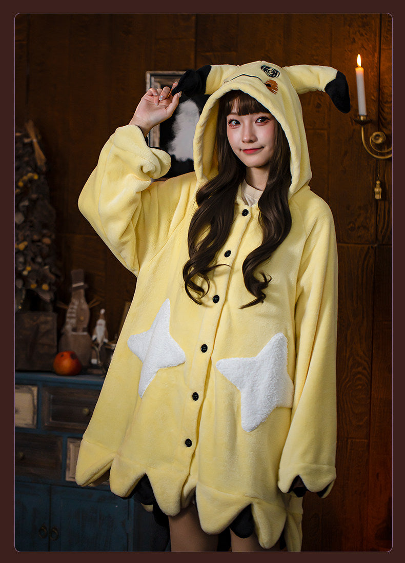 Pokemon China Mimikyu Ghost Home Alone Plush Poncho