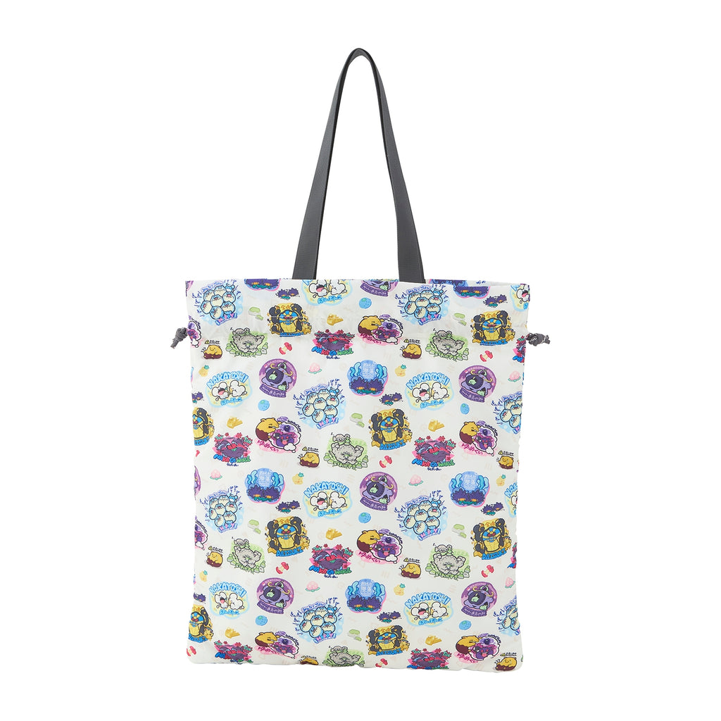 Pokemon Mogu Mogu Watching Drawstring Tote Bag
