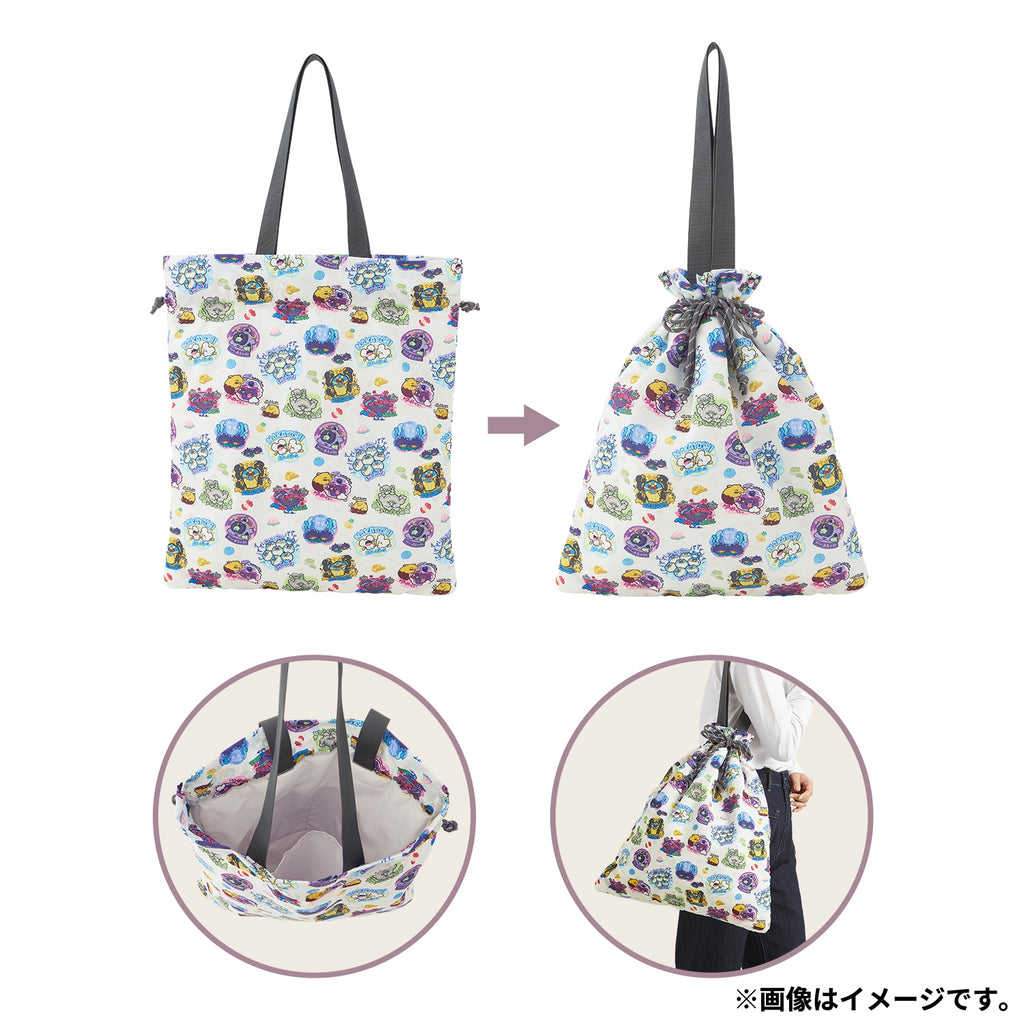 Pokemon Mogu Mogu Watching Drawstring Tote Bag