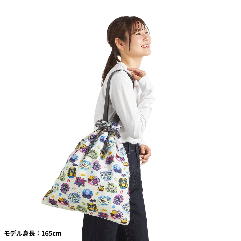 Pokemon Mogu Mogu Watching Drawstring Tote Bag