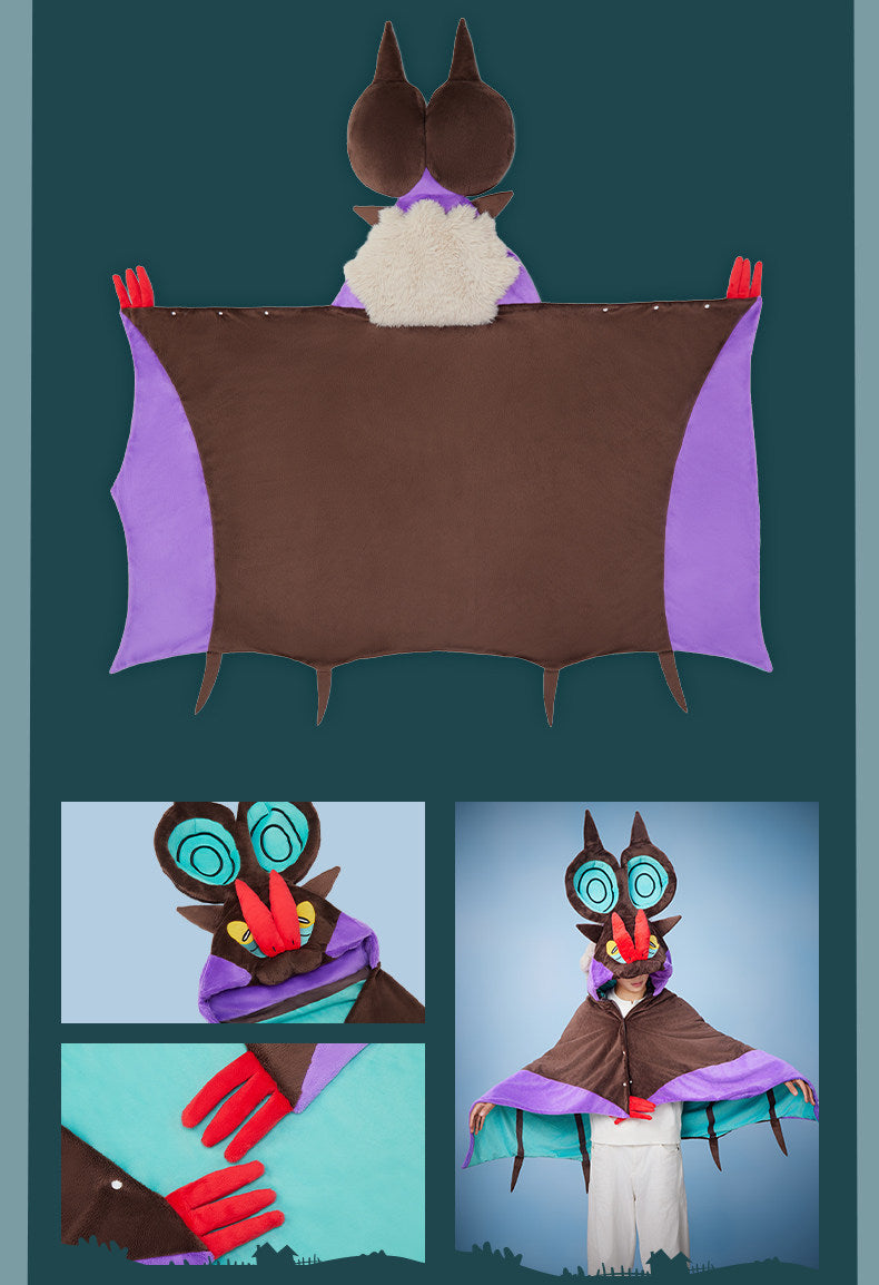 Pokemon China Noivern Bat In My Home Plush Shawl