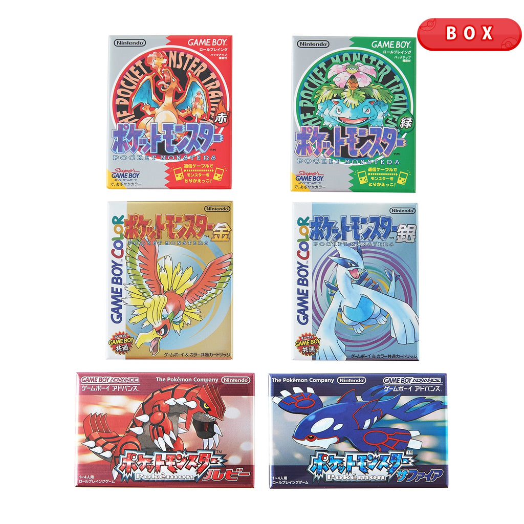 Pokemon Japan Package Magnet Collection 1996-2002