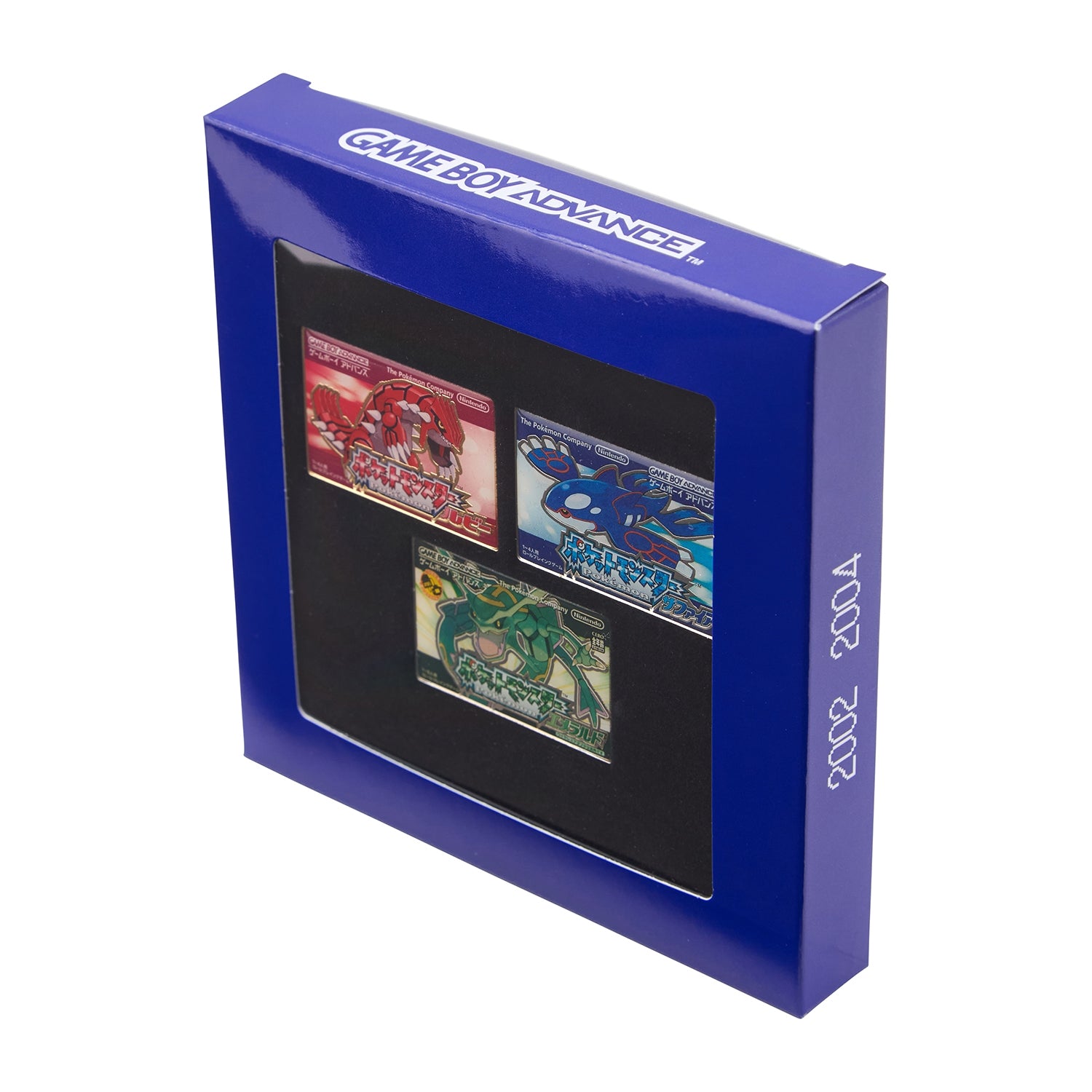 Pokemon Japan Package Pins: Pokémon Ruby, Sapphire, and Emerald