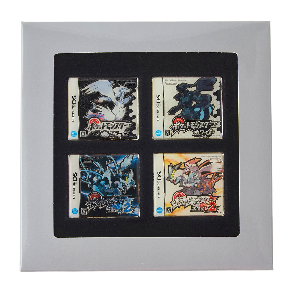 Pokemon Japan Package Pins: Pokémon Black, White, Black 2, White 2