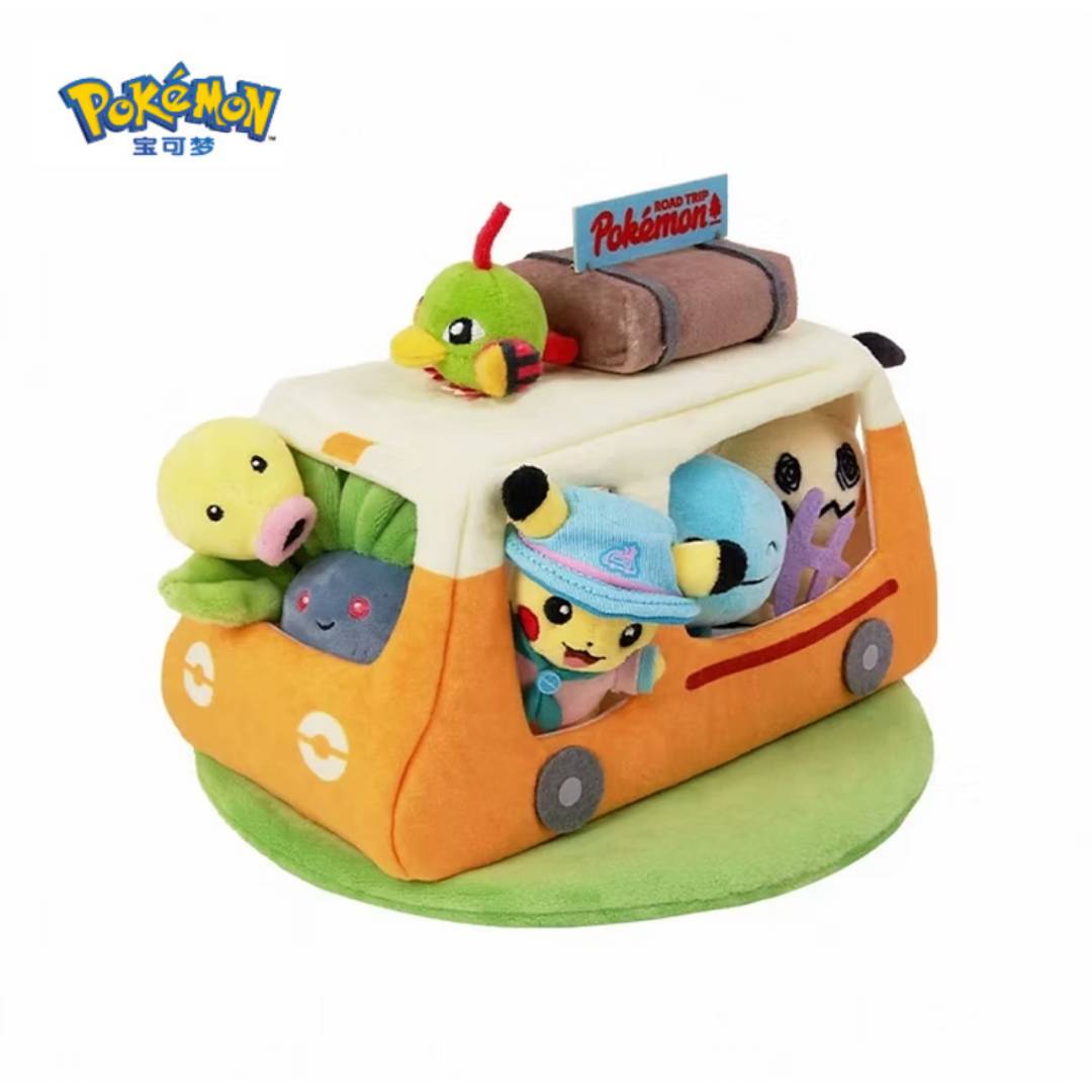 Pokemon China Have a Pika Trip Camper Road Trip Plush Set – Joe's