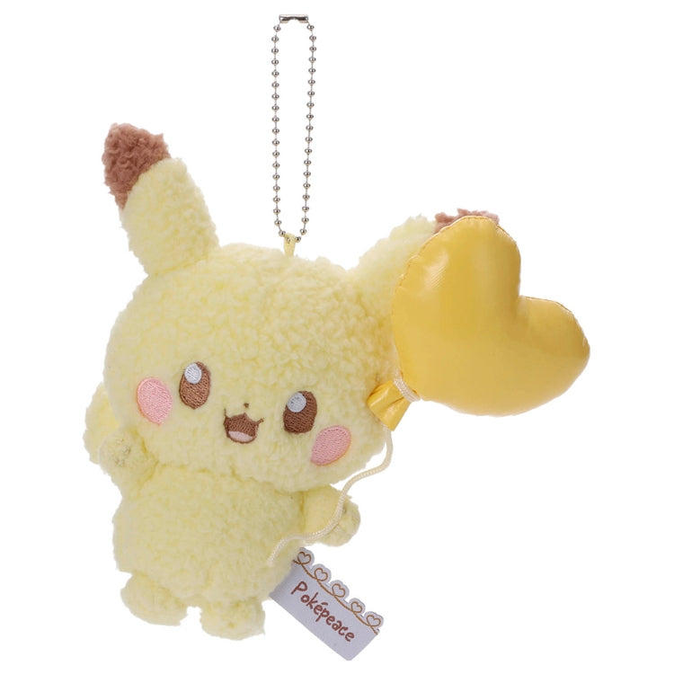 Pokemon Pikachu (Mellow Heart) Pokepeace Takara Tomy Plush Mascot