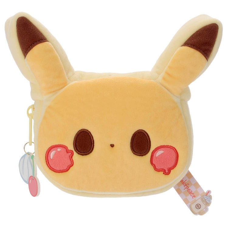 Pokemon Pikachu Pokepeace Pancake Style Plush Pouch