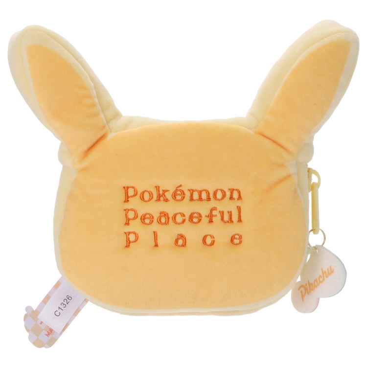 Pokemon Pikachu Pokepeace Pancake Style Plush Pouch