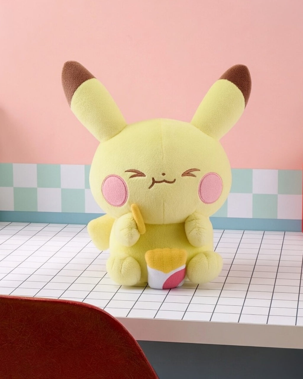 Pikachu Welcome to the Peace Diner Pokemon Ichiban Kuji Plush
