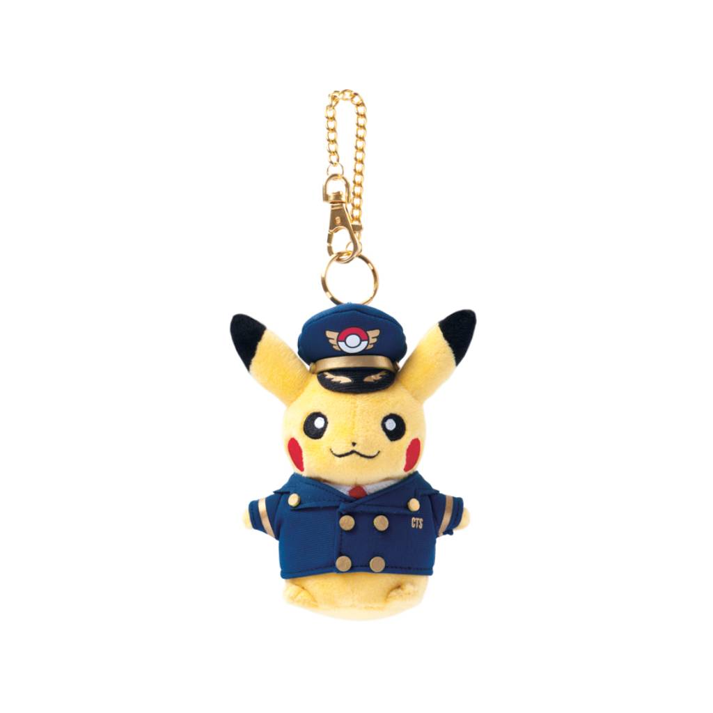 Pokemon Store Pilot Pikachu Mascot Plush Narita Airport