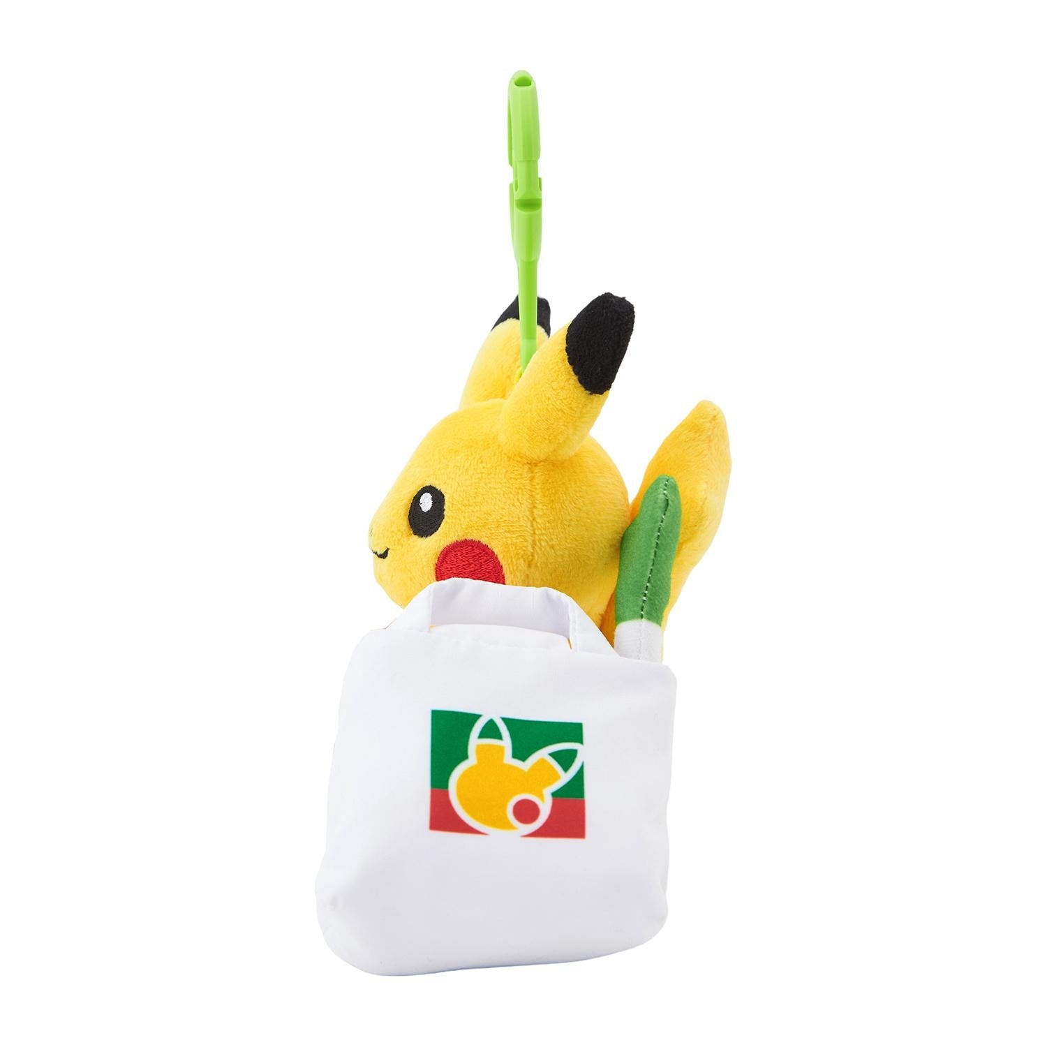 Pokemon Pikachu PikaPika Mart Mascot Plush With Eco Bag