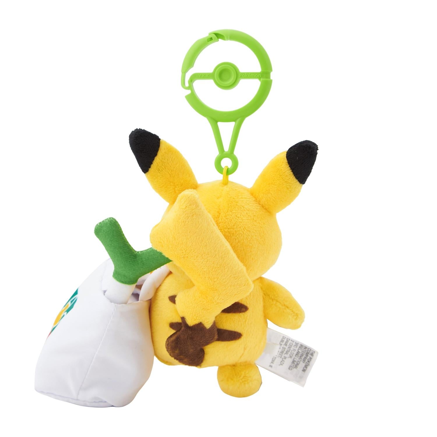 Pokemon Pikachu PikaPika Mart Mascot Plush With Eco Bag