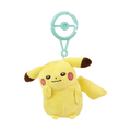 Timid Pikachu Pokemon Natures Plush Keychain