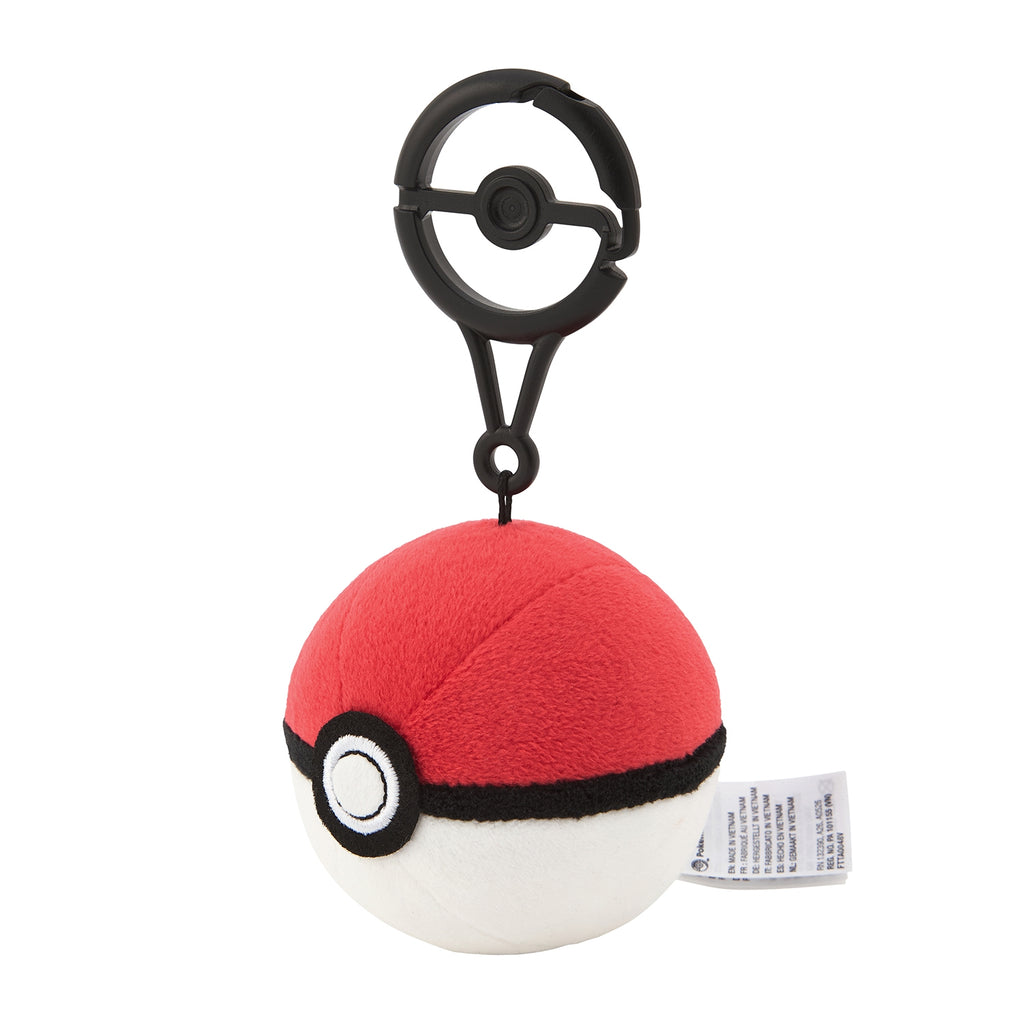 Pokemon Pokeball Plush Mascot Keychain