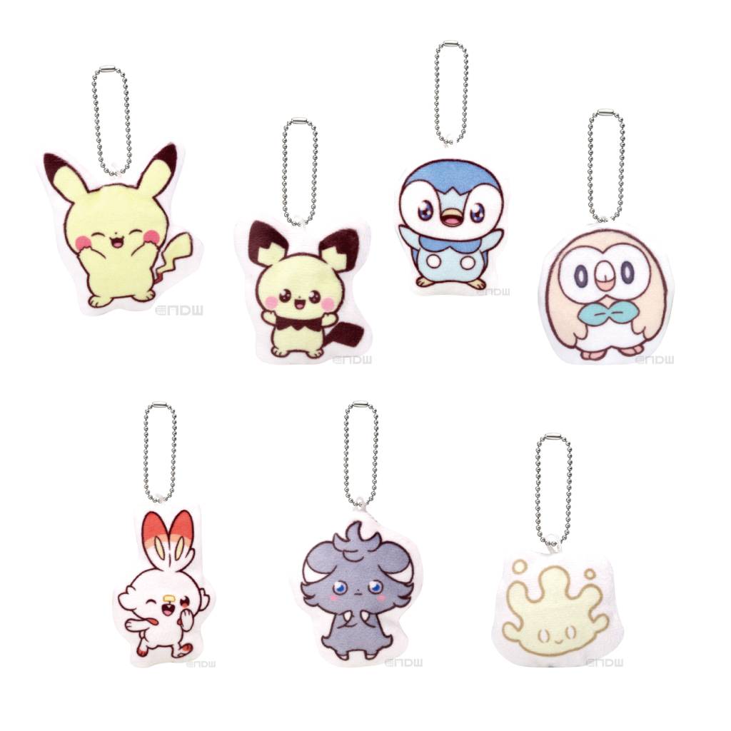 Pokemon PokePeace Mini Cushion Mascot Charms Takara Tomy