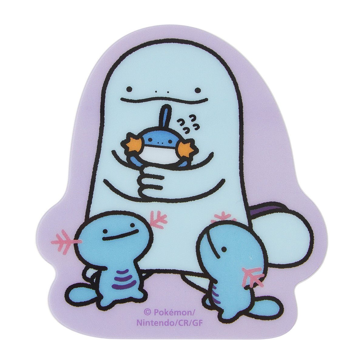 Pokemon Quagsire Wooper & Mudkip Escape Series Smartphone Grip