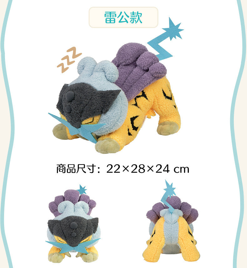 Pokemon China Raikou Stretch Series Plush