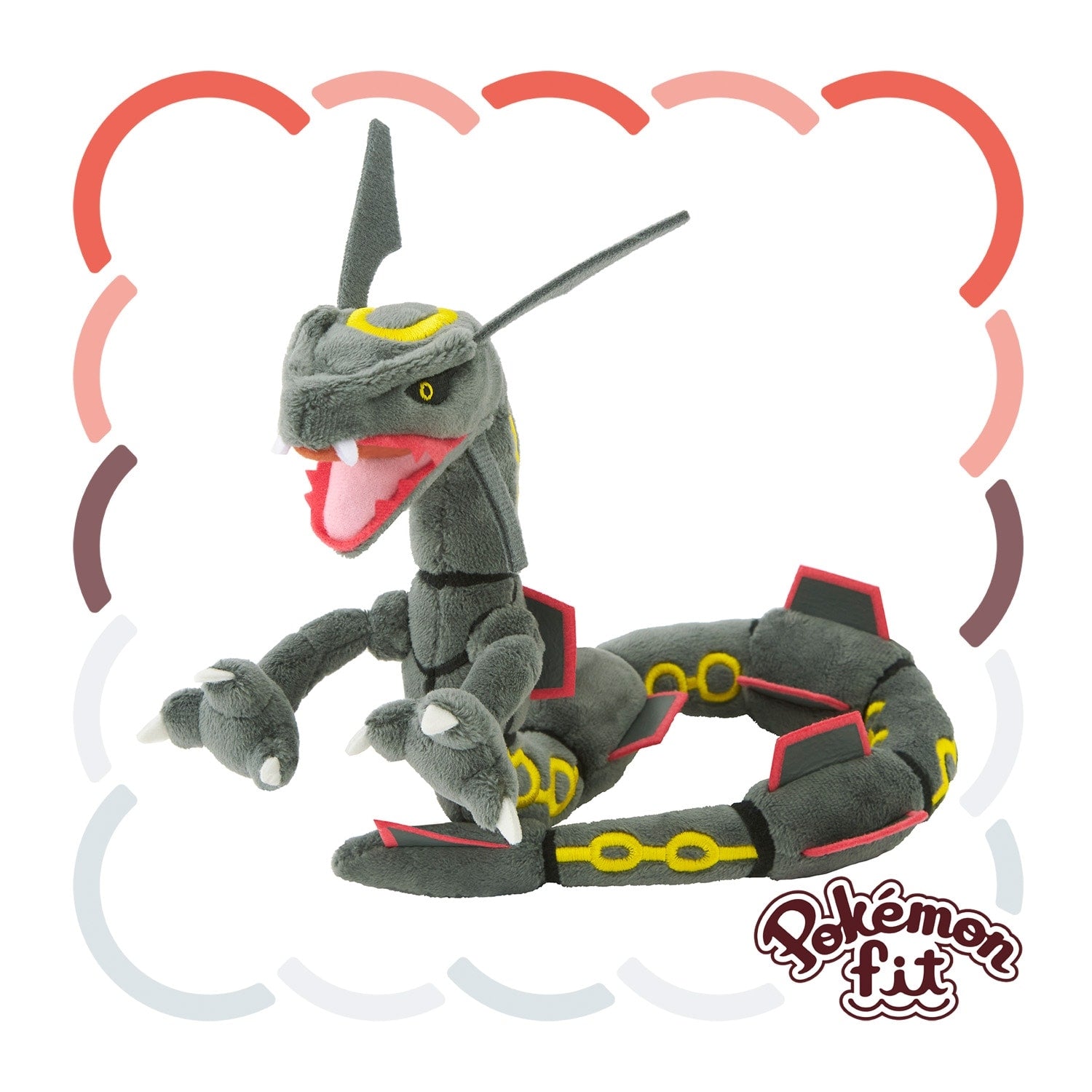 Pokemon Shiny Rayquaza Sitting Cuties Plush