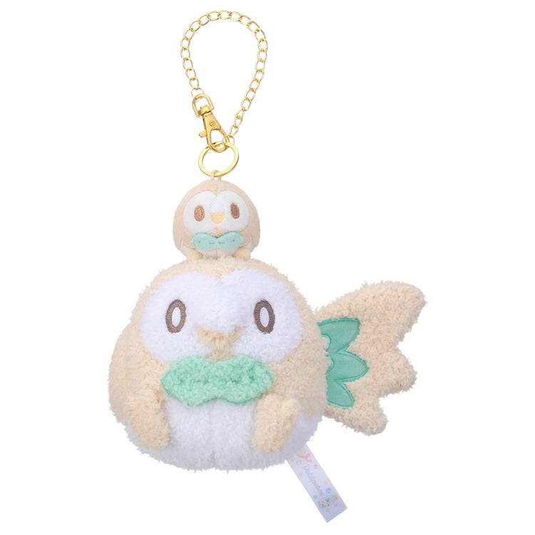 Pokemon Rowlet (Together with Plush Ver.) Pokepeace Plush Mascot