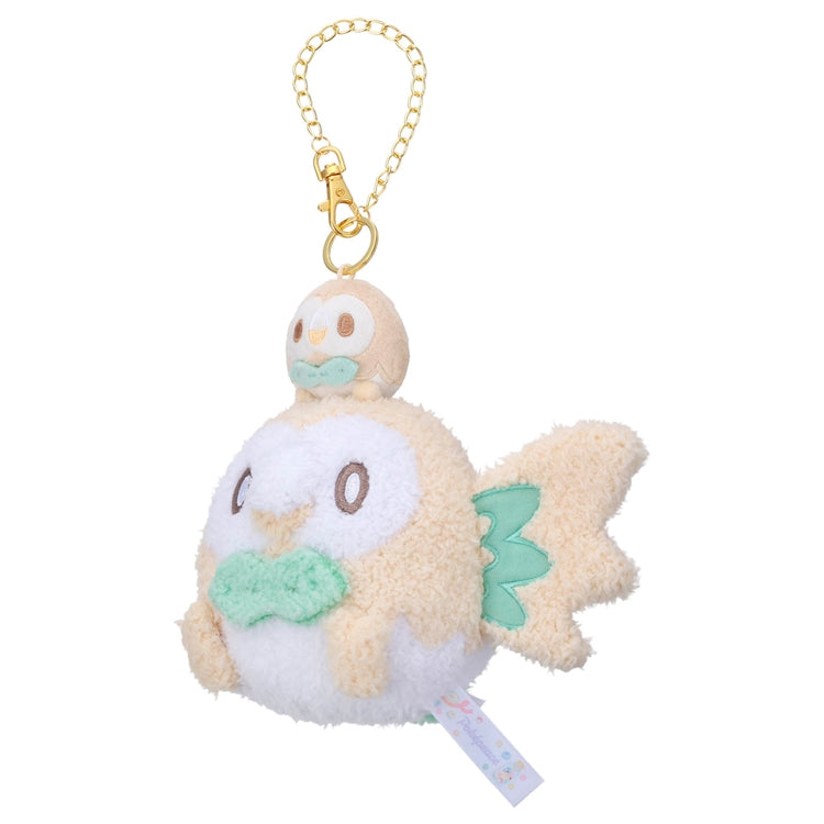 Pokemon Rowlet (Together with Plush Ver.) Pokepeace Plush Mascot