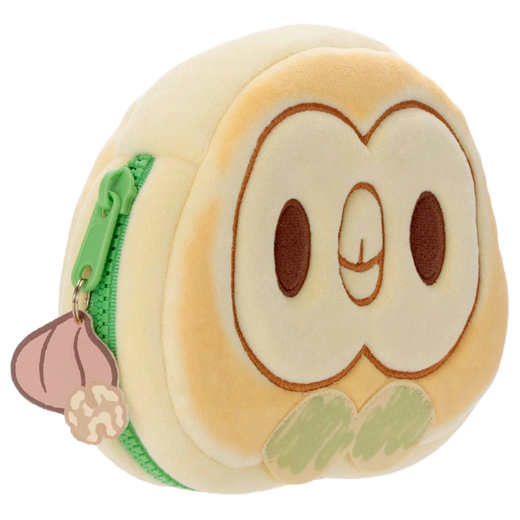 Pokemon Rowlet Pokepeace Pancake Style Plush Pouch