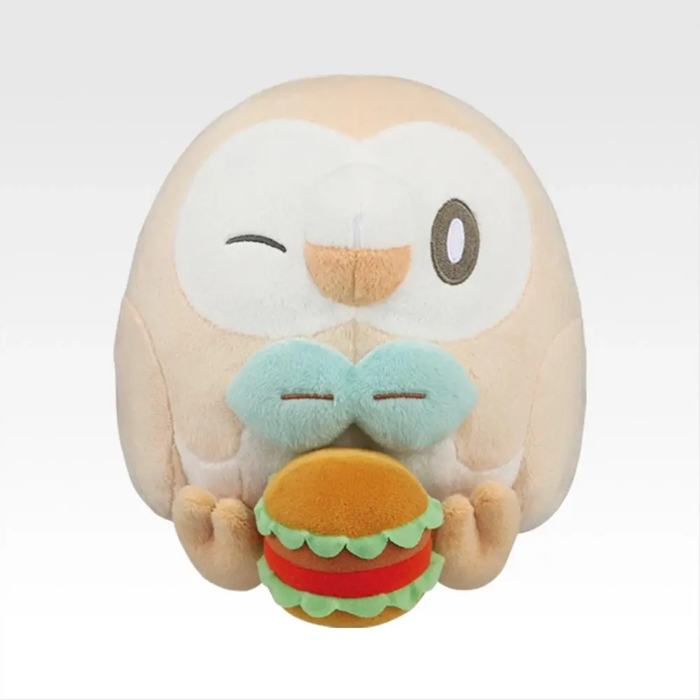 Rowlet Welcome to the Peace Diner Pokemon Ichiban Kuji Plush
