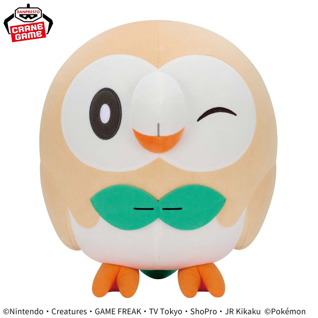 Pokemon Rowlet (Winking Ver.) Mecha Mofugutto Banpresto Plush