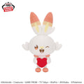 Scorbunny Mellow Heart Pokepeace Pokemon Banpresto Plush