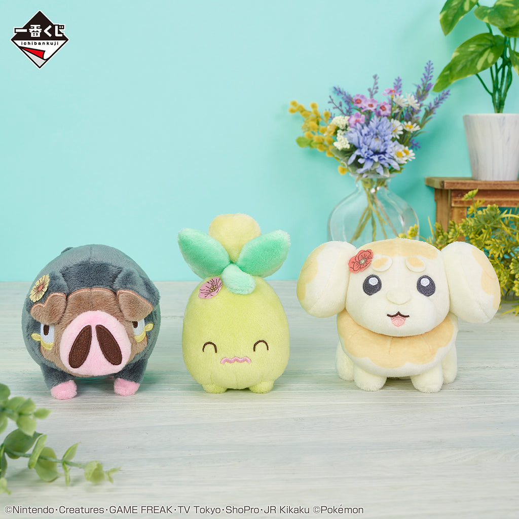 Pokemon Smoliv Mascot Ichiban Kuji E Prize Blooming Days