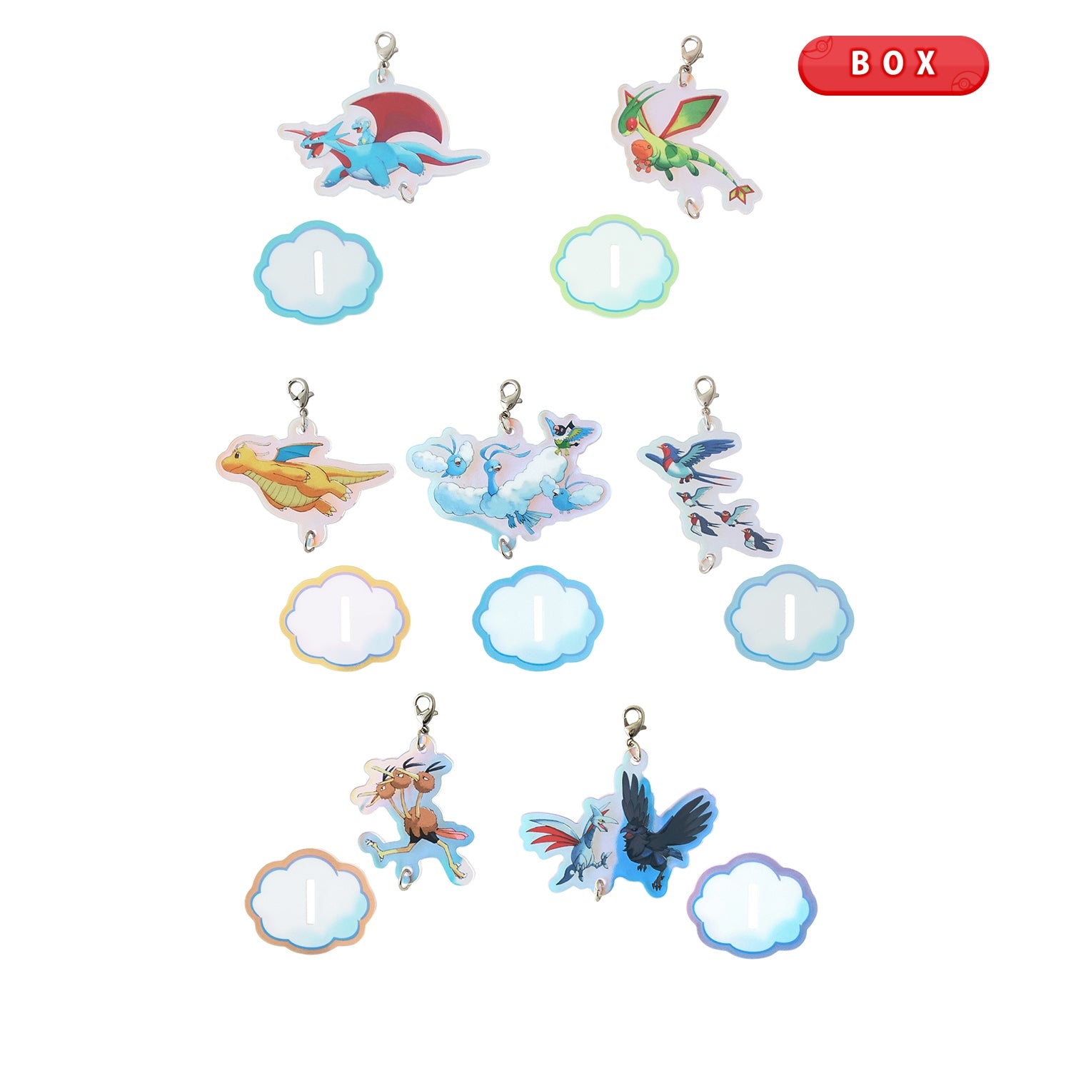Pokemon Soaring Dreams Connecting Swing Acrylic Charms