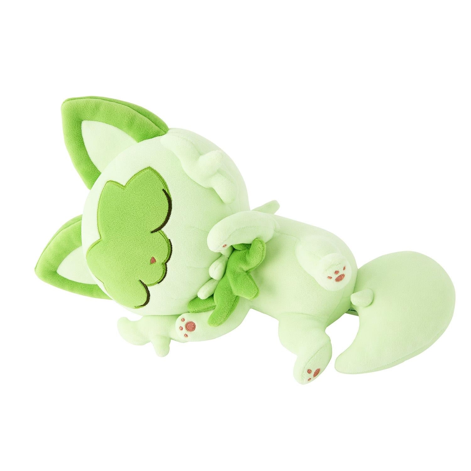 Pokemon Sleep Goodnight Sprigatito Mochi Plush