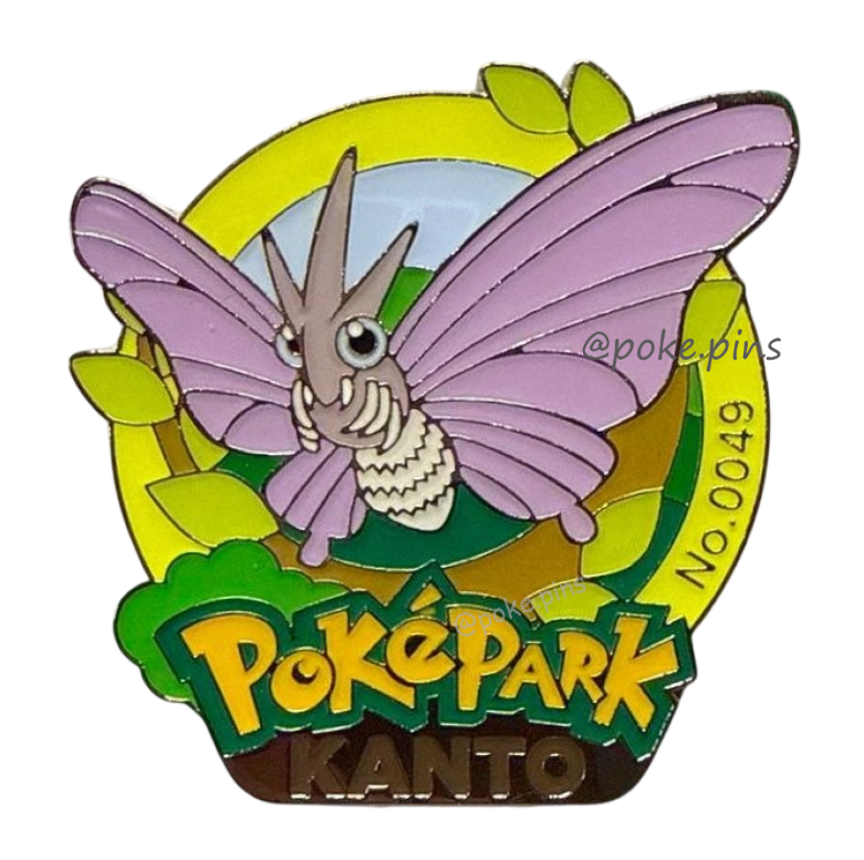 Pokemon Venomoth 151 Blind Box Pokeball Pin Badge Pokepark Kanto